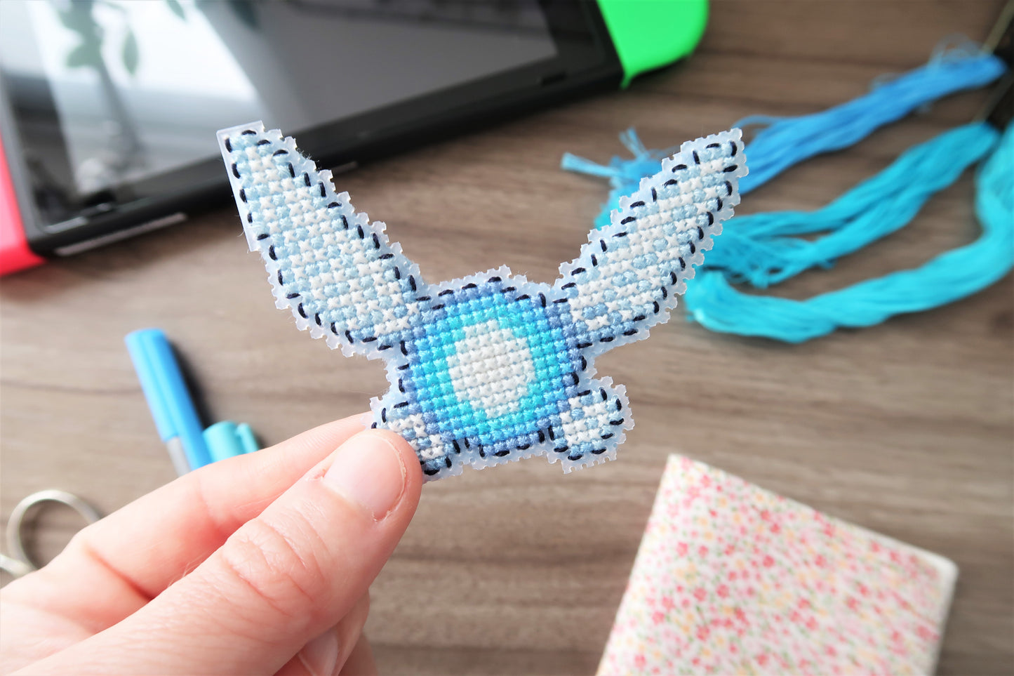 Modèle de point de croix - Glow in the dark Navi Fairy de Zelda