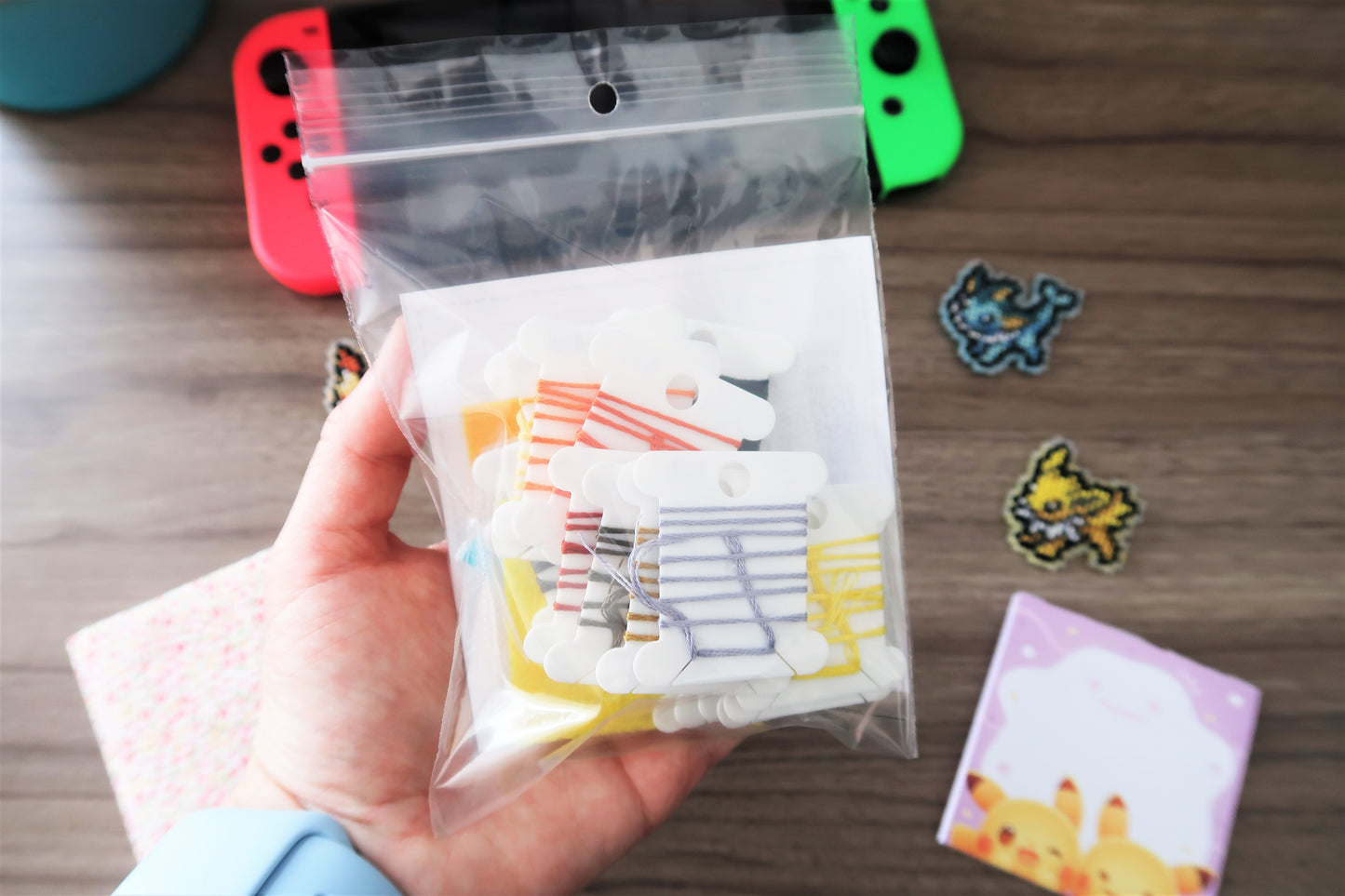 Flareon, Vaporeon and Jolteon from Pokemon - Cross stitch magnet kit