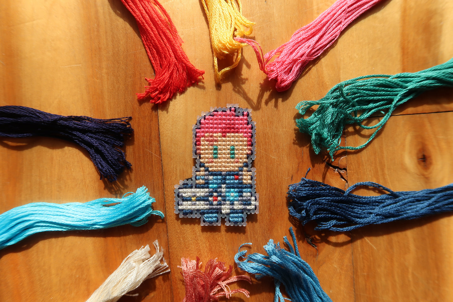 Cross-stitch pattern - Zarya from Overwatch