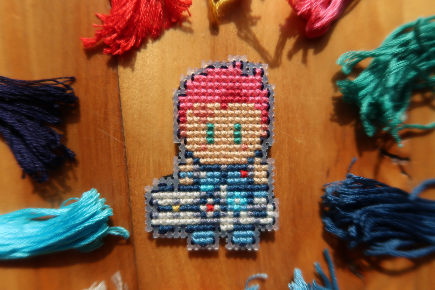 Cross-stitch pattern - Zarya from Overwatch