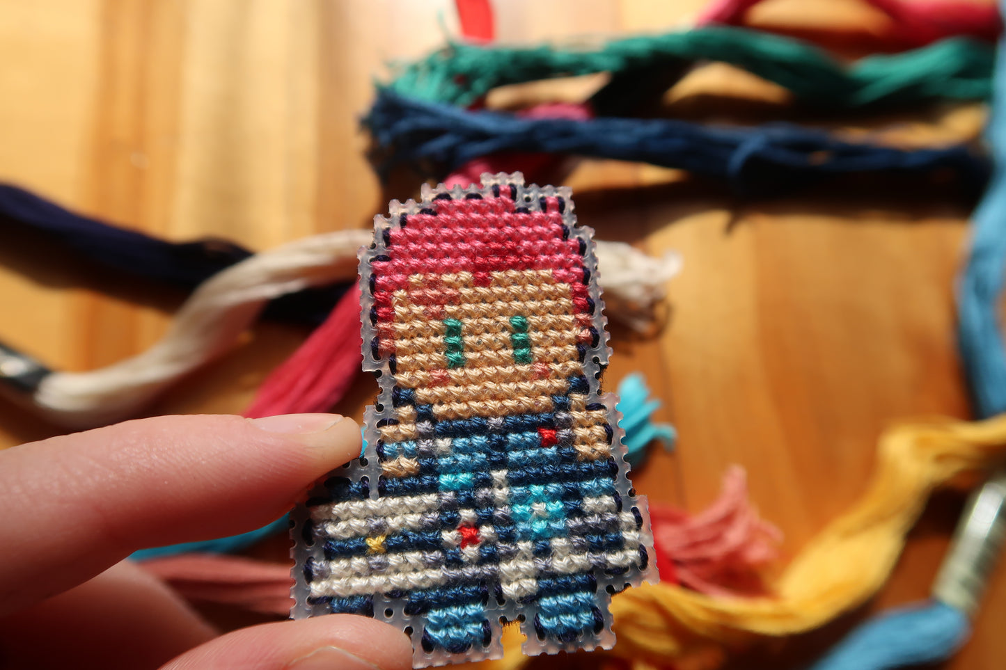 Cross-stitch pattern - Zarya from Overwatch