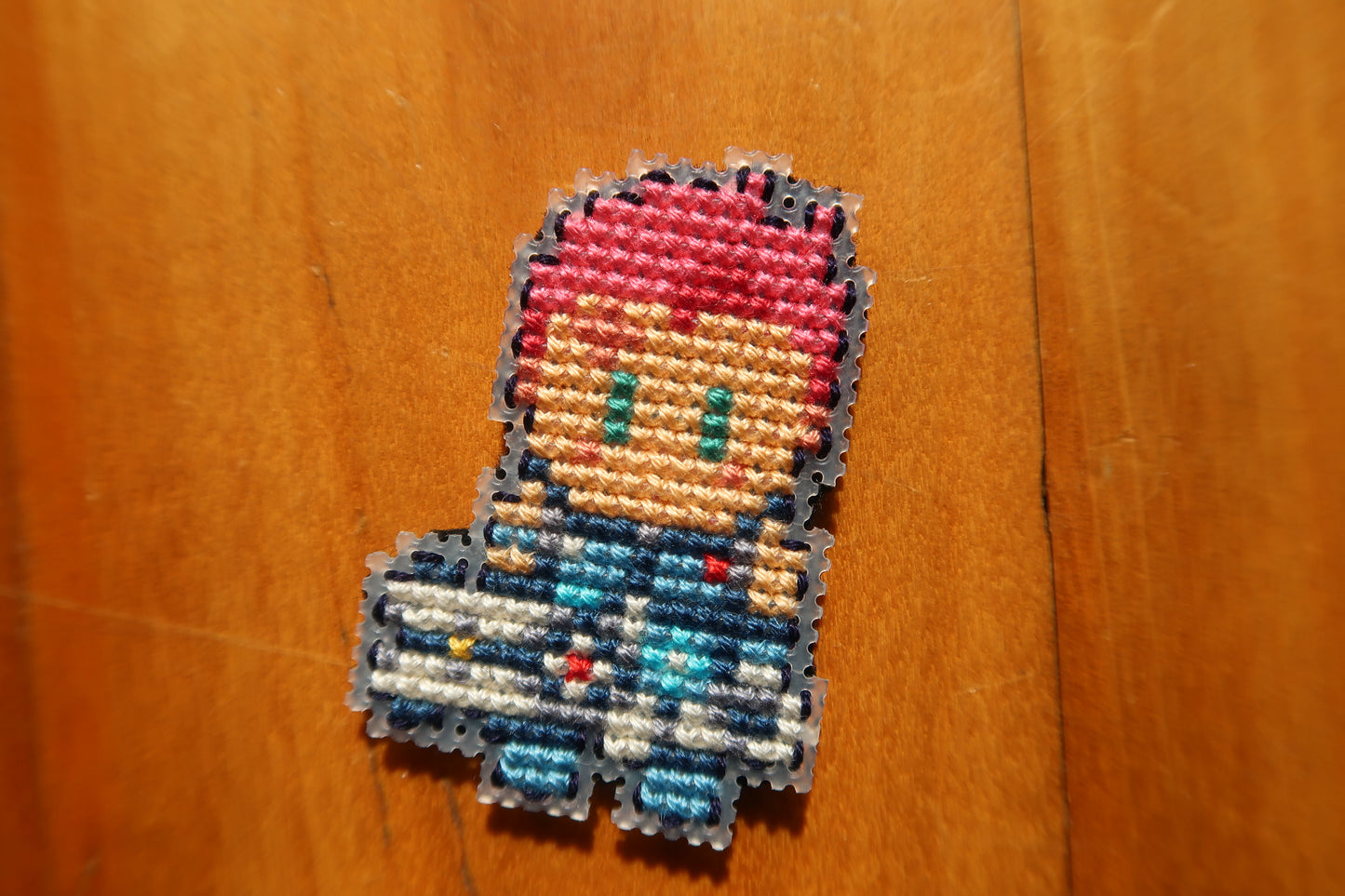 Cross-stitch pattern - Zarya from Overwatch