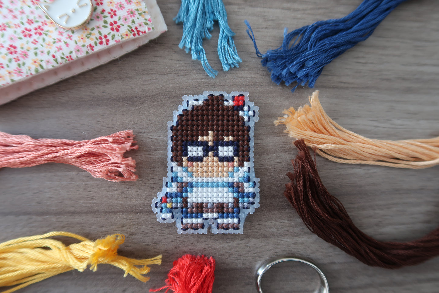 Modèle de point de croix - Mei de Overwatch
