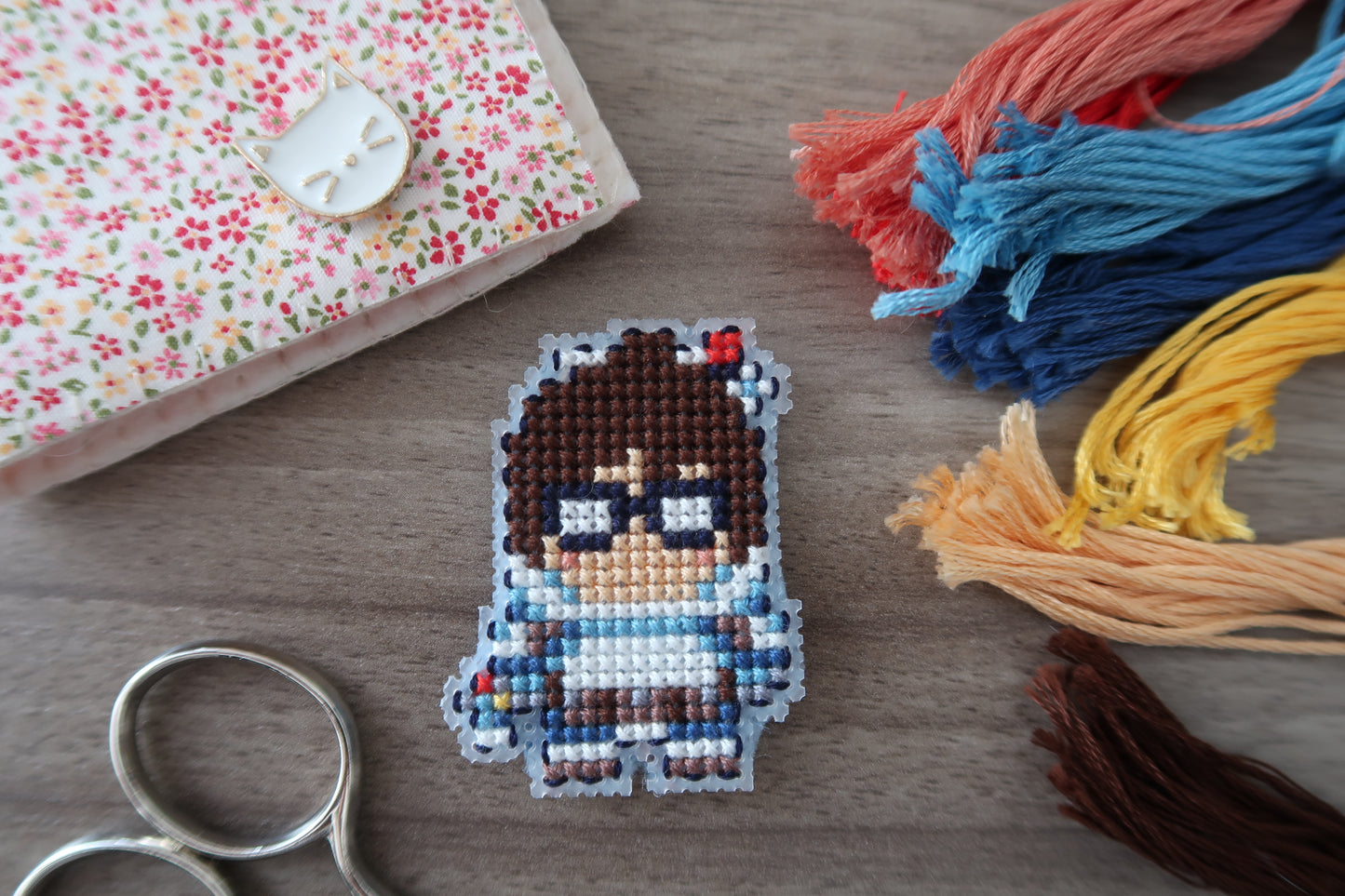 Modèle de point de croix - Mei de Overwatch