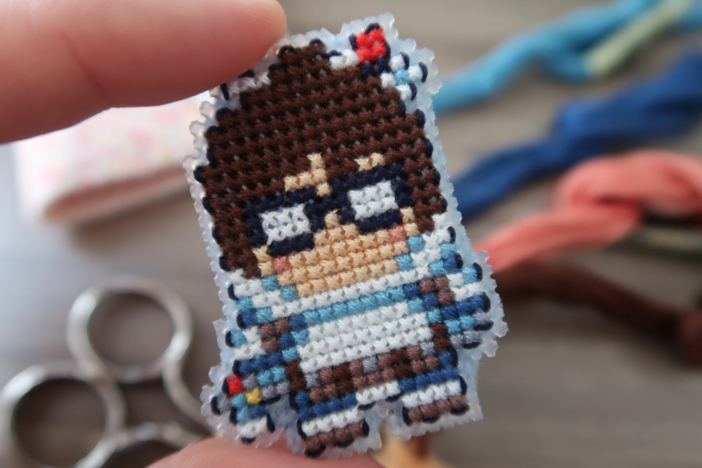 Modèle de point de croix - Mei de Overwatch