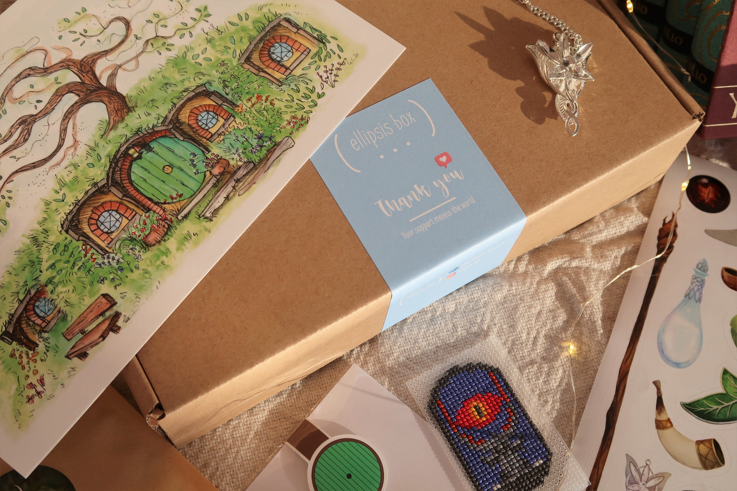 ellipsis box - Not all those who wander are lost edition