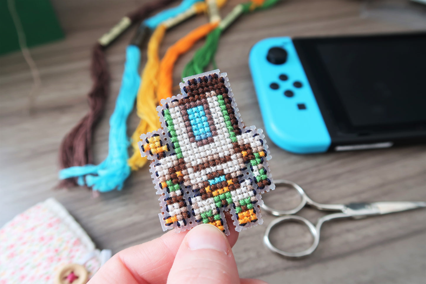 Cross-stitch pattern - Bastion from Overwatch