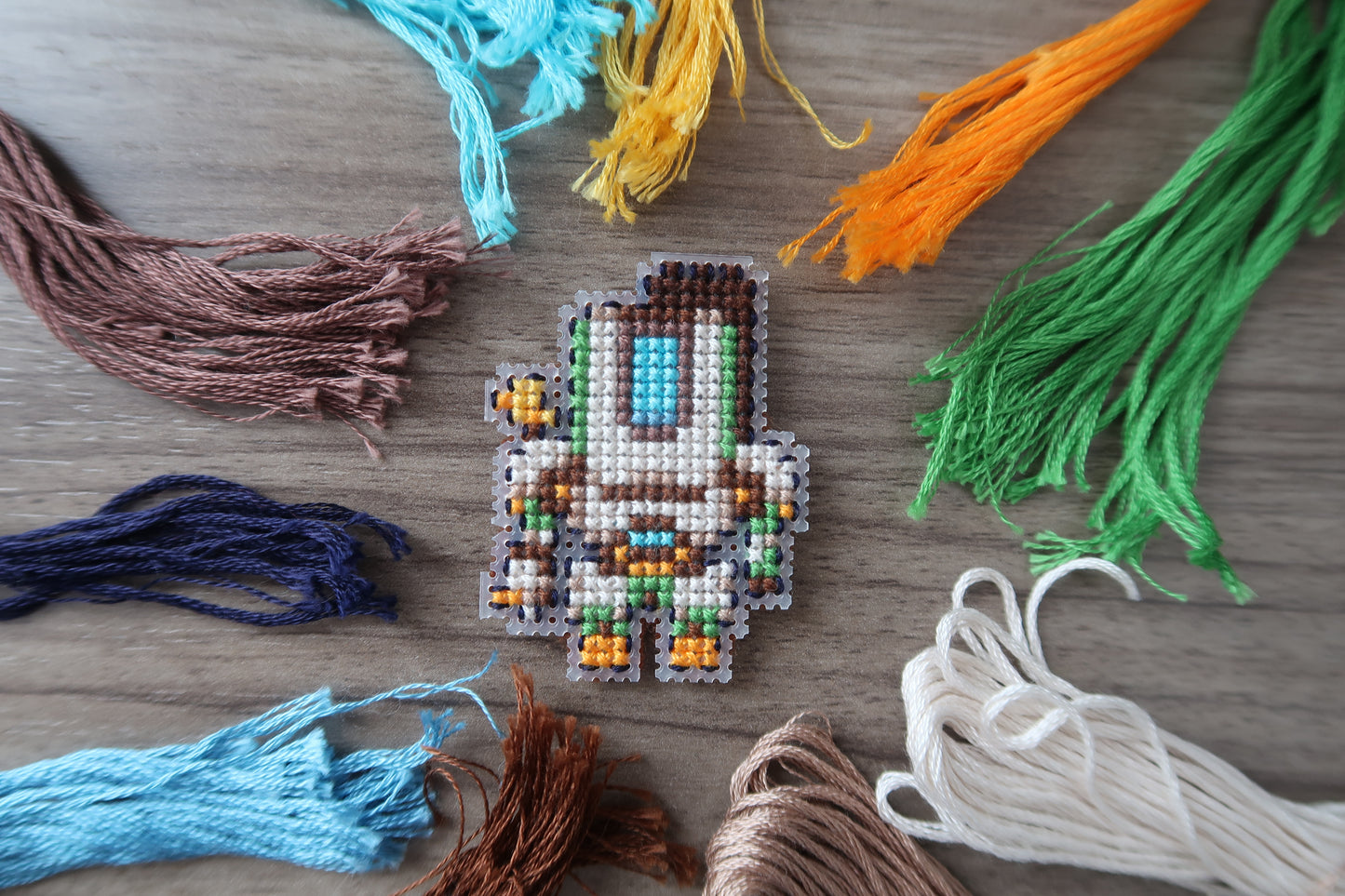 Cross-stitch pattern - Bastion from Overwatch