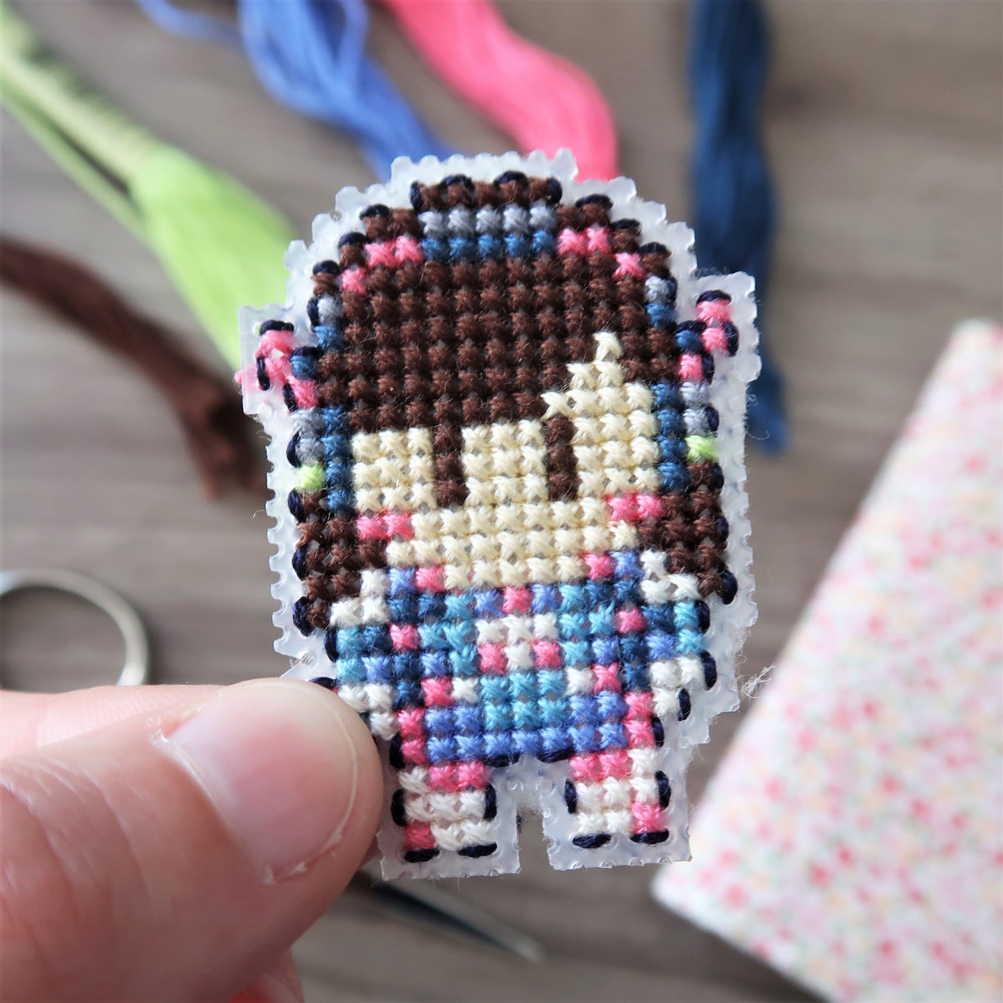 Cross stitch pattern - Baby D.Va from Overwatch