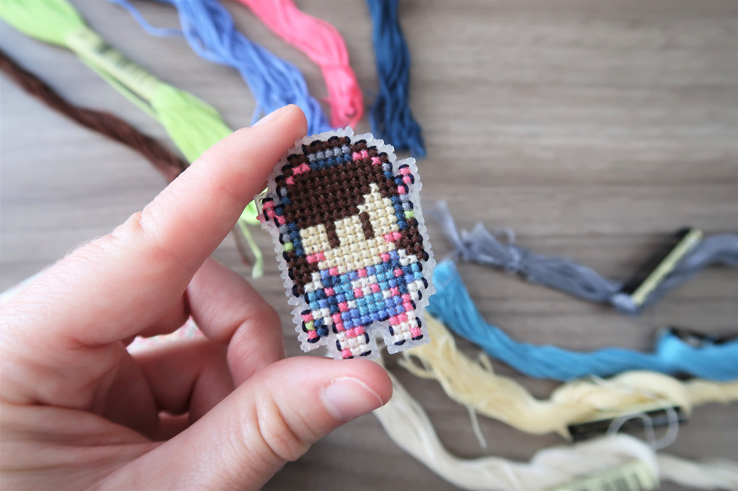 Cross stitch pattern - Baby D.Va from Overwatch