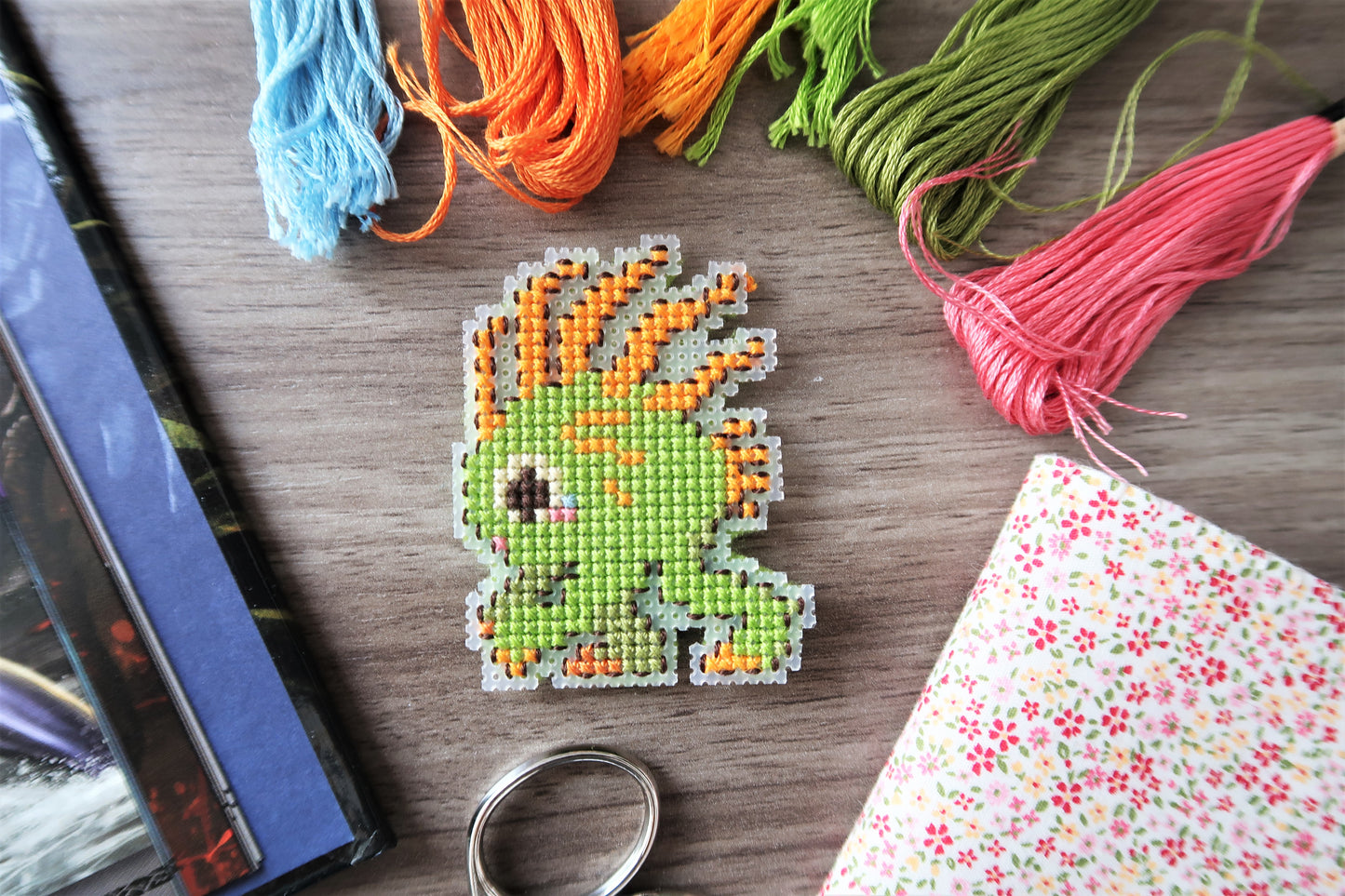 Modèle de point de croix - Murloc vert de World of Warcraft