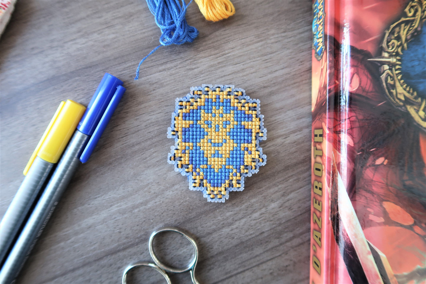 Cross-stitch pattern - The Alliance from World of Warcraft