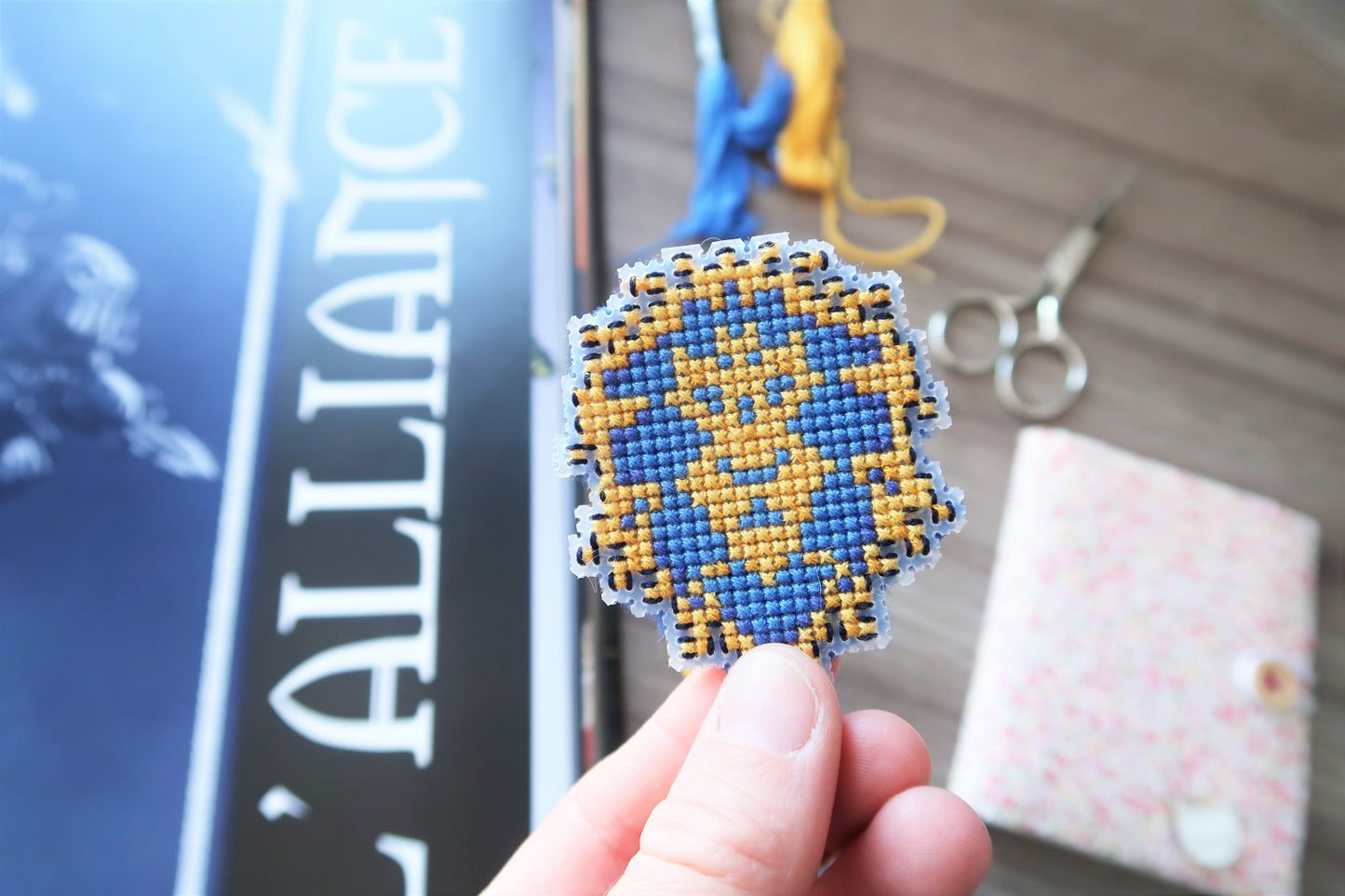 Cross-stitch pattern - The Alliance from World of Warcraft