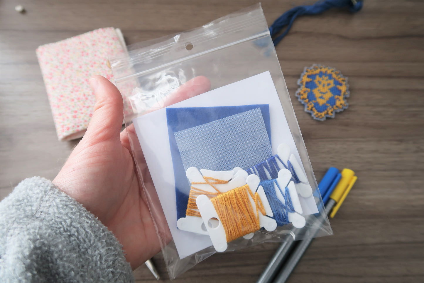 The Alliance from World of Warcraft - Cross stitch magnet kit