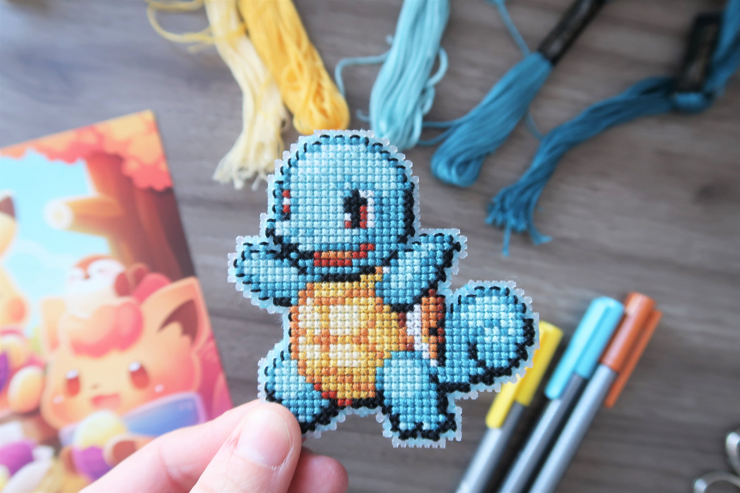 Cross-stitch pattern - Squirtle from Pokemon