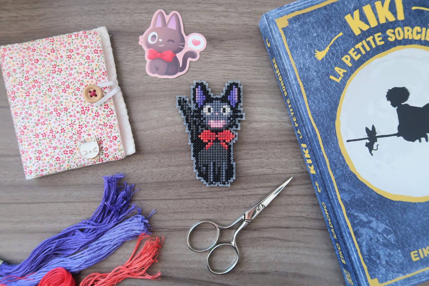 Modèle de point de croix - Jiji de Kiki la petite sorcière