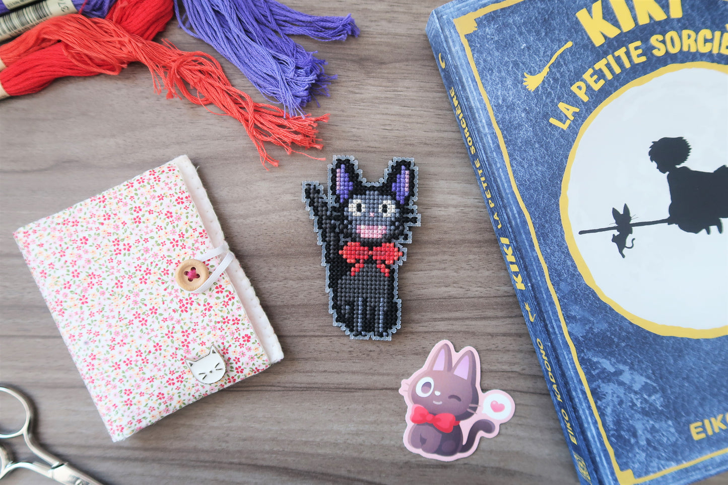 Modèle de point de croix - Jiji de Kiki la petite sorcière