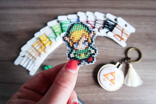 Modèle de point de croix - Link de Zelda