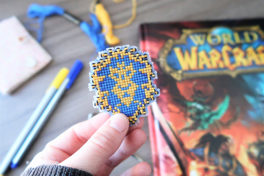 Modèle de point de croix - L'alliance de World of Warcraft