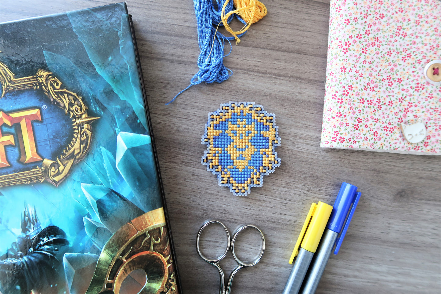 Cross-stitch pattern - The Alliance from World of Warcraft