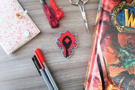 Cross-stitch pattern - The Horde from World of Warcraft