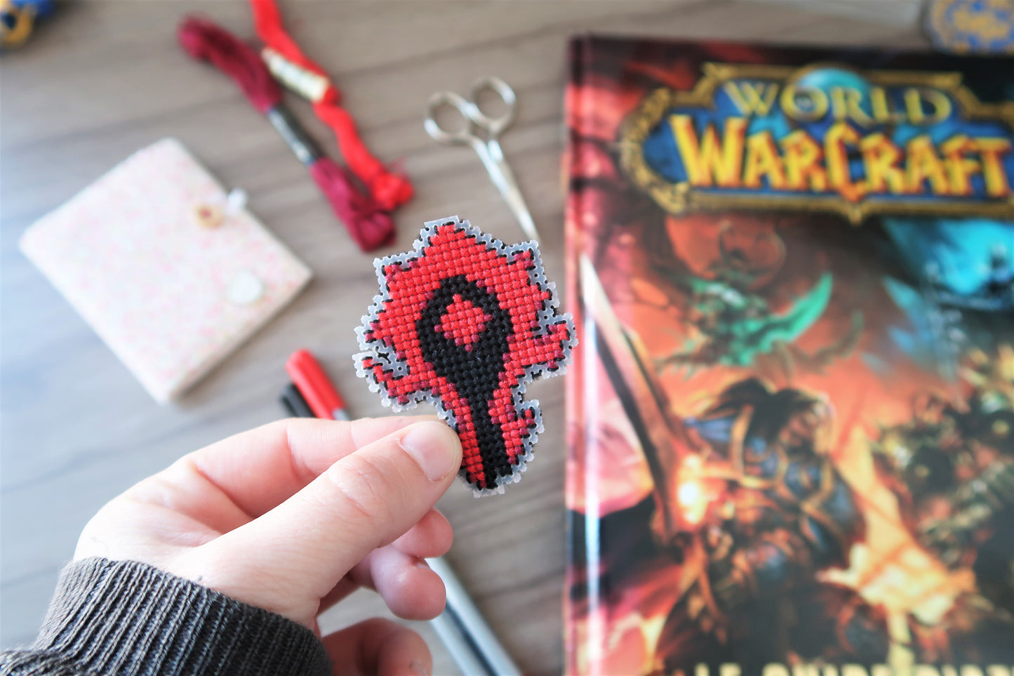 Modèle de point de croix - La horde de World of Warcraft