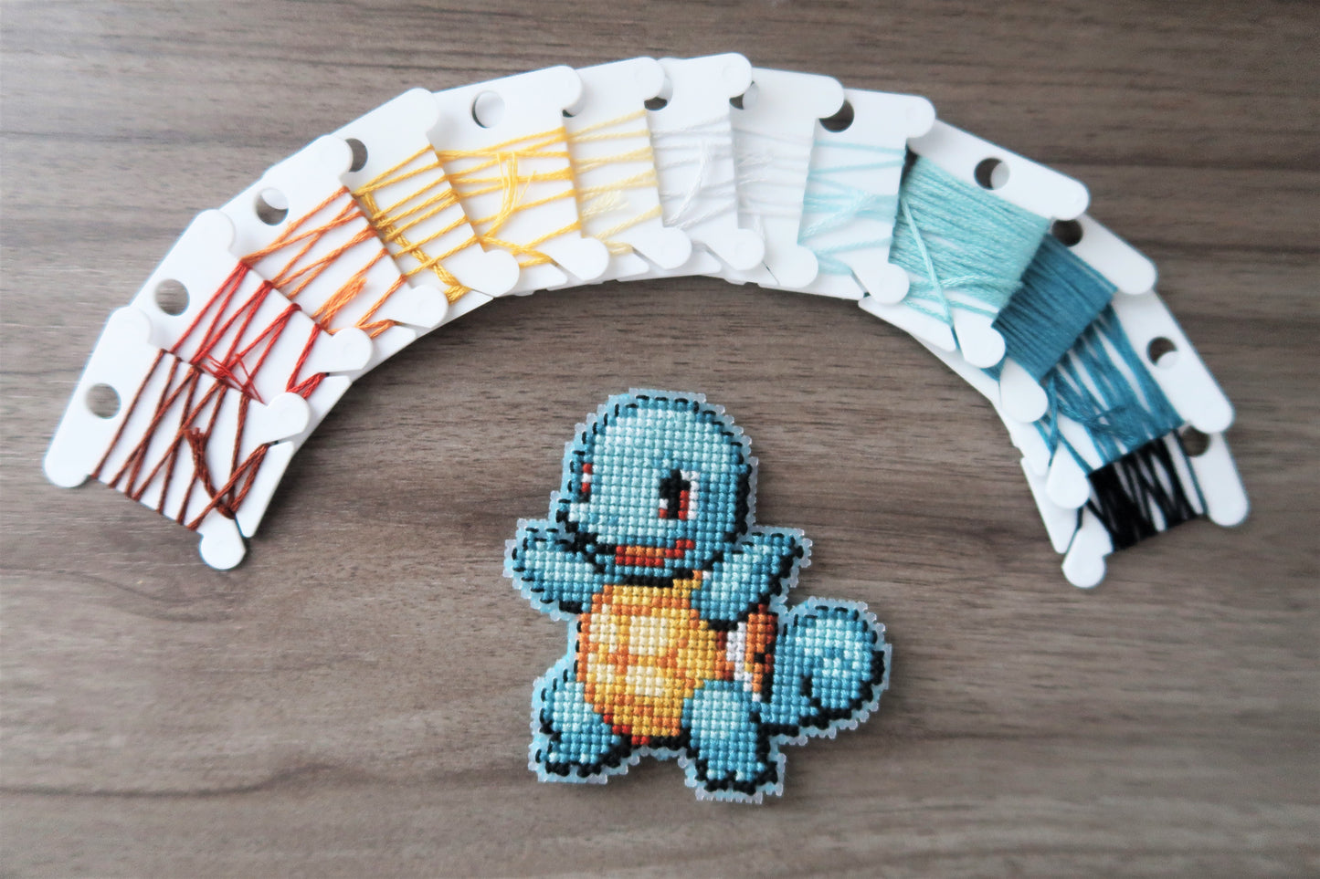 Squirtle from Pokemon - Cross stitch magnet kit