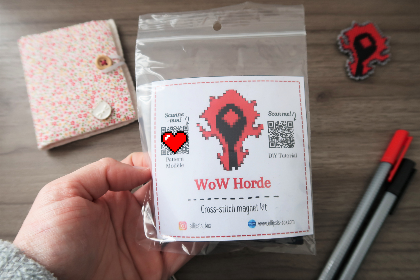 The Horde from World of Warcraft - Cross stitch magnet kit